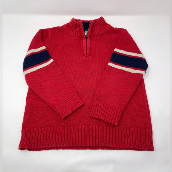 Oshkosh Boys’ Red Knit Pullover Sweater size 6/7T - Picture 1 of 4
